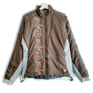 MOUNTAIN HARDWEAR Reversible Embroidered Primaloft Insulated Winter Jacket Sz M